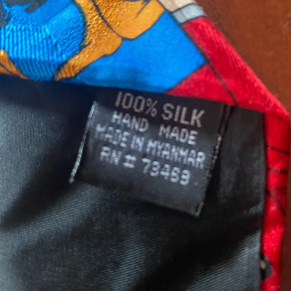 Robert Daskai hand painted 100% silk necktie‎ abstract New Year’s Eve theme